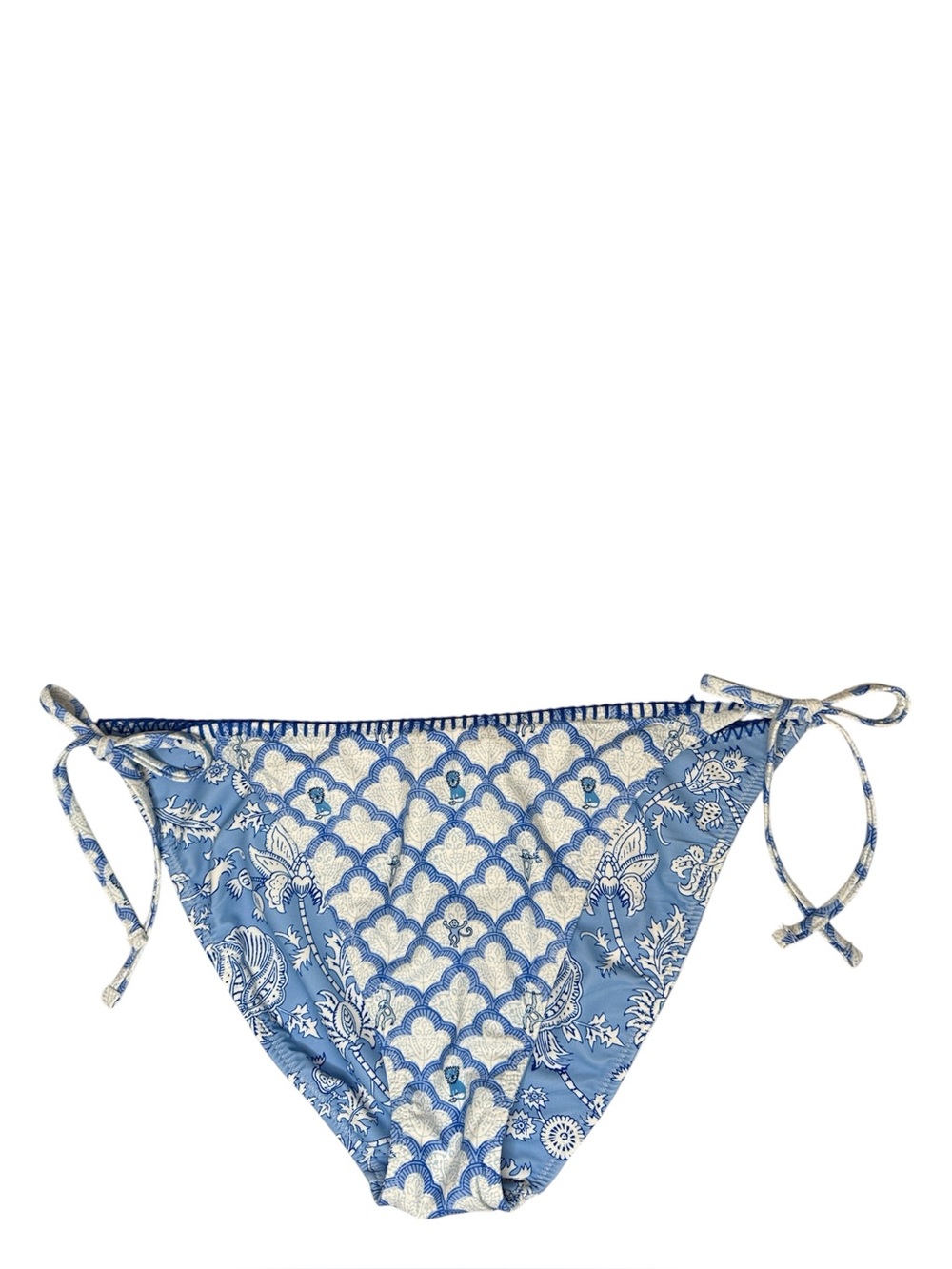 ROLLER RABBIT X TARGET Reversible swim bottom bikini blue white NWT monkey lion
